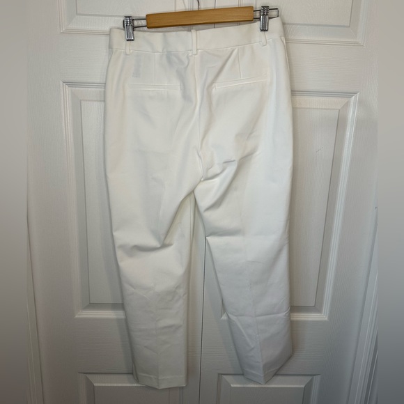 Theory White Trousers Sz.4 EUC - Picture 3 of 4